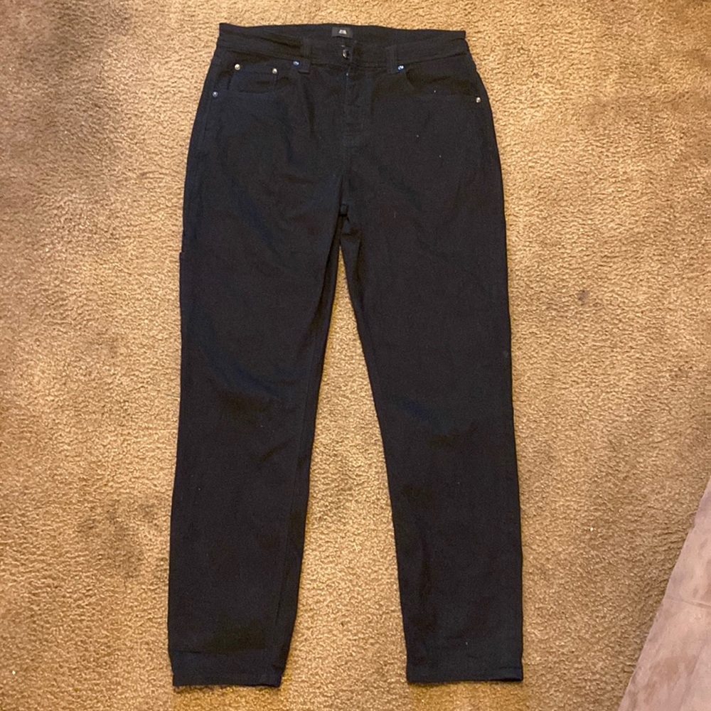 Relaxed carpenter jeans w/ side pocket in black